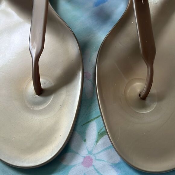 Jack Rogers T-Strap Woven Flip Flop Sandals - Picture 3 of 7